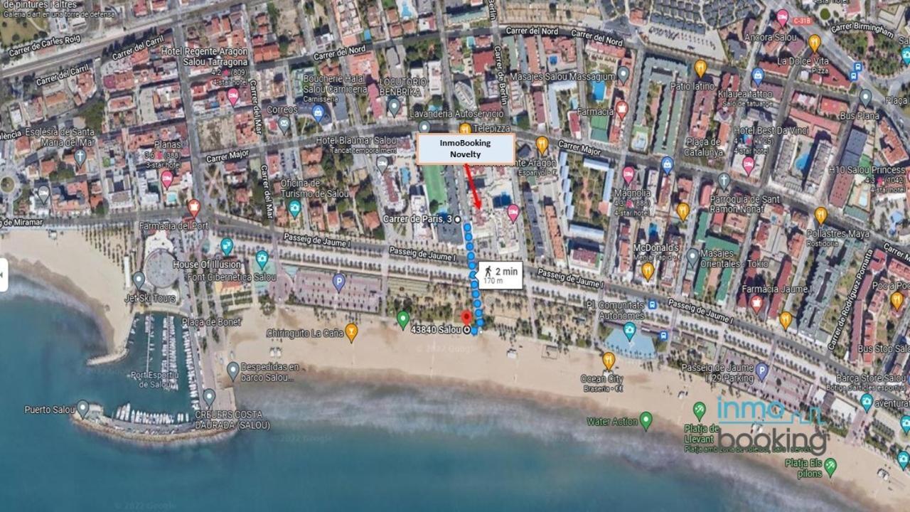 Beach Novelty Salou 3, Climatizado, Piscina, Playa Y Wifi Eksteriør billede